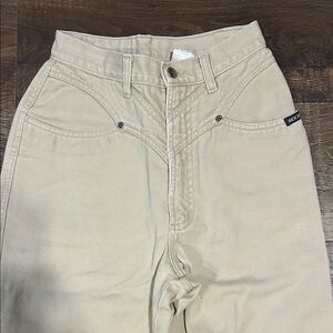 Rockies Beige High Rise Women Jeans
